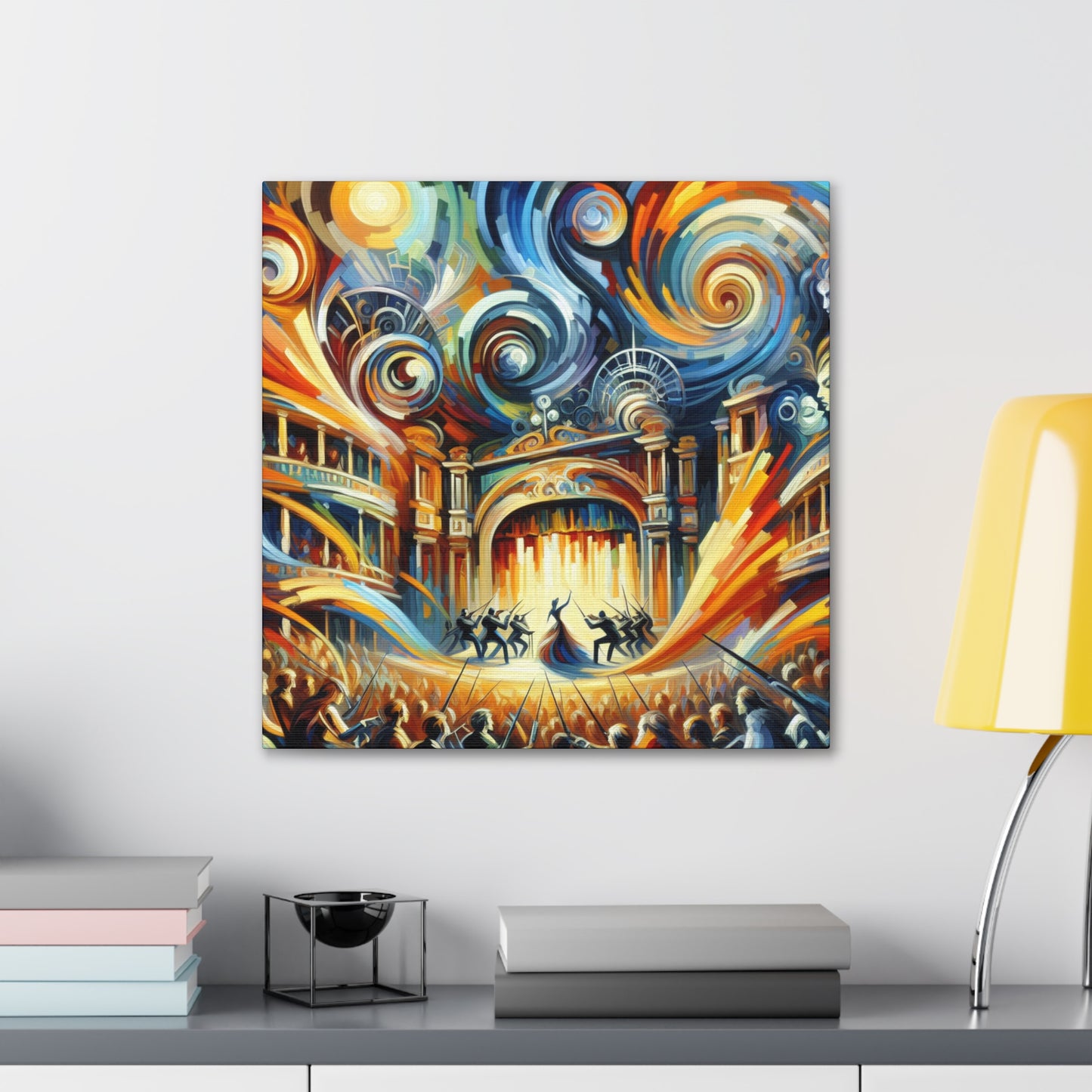 "Melodic Chaos Unveiled" - Canvas