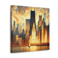 "Enchanted Urban Elegance" - Canvas