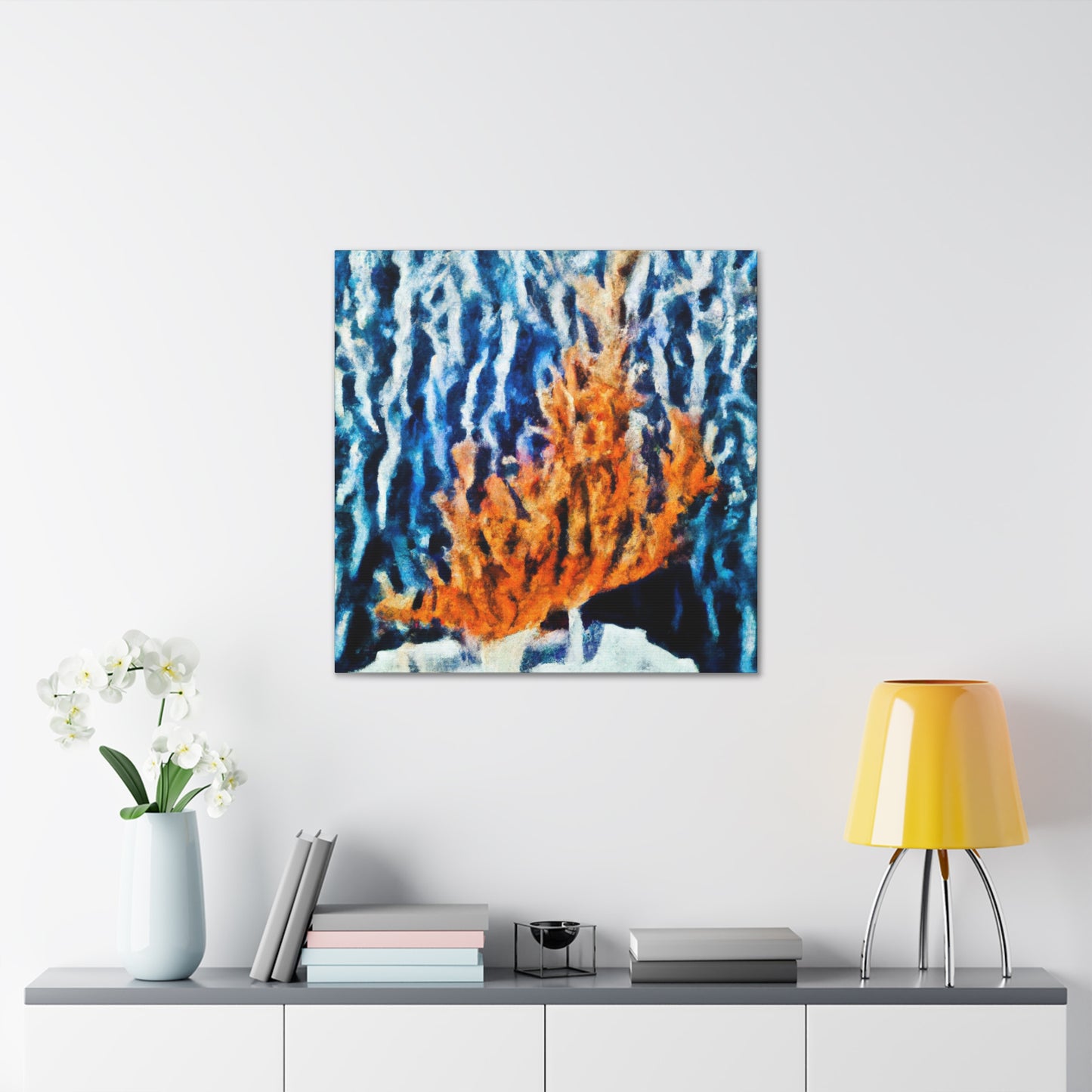 Coral in the Sky - Canvas