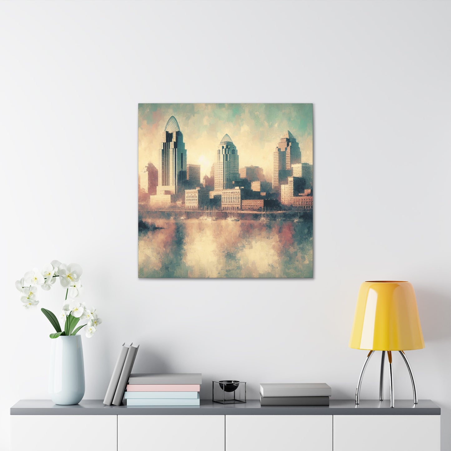 "Cincinnati's Urban Symphony" - Canvas