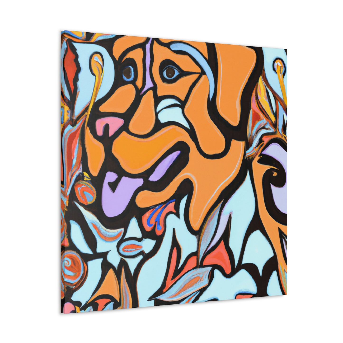 Labrador Retriever Embrace - Canvas