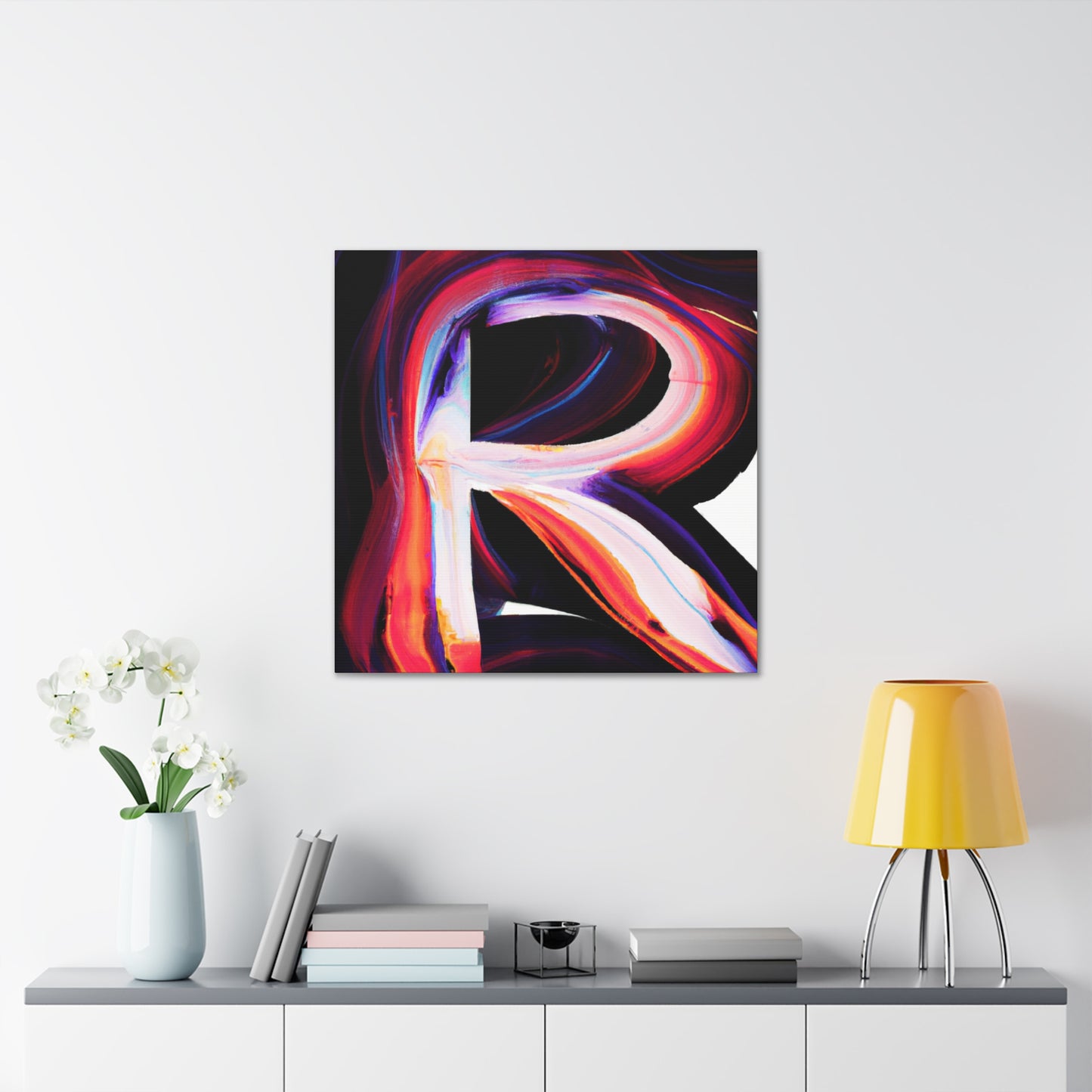 "R Verified Realism" - Canvas