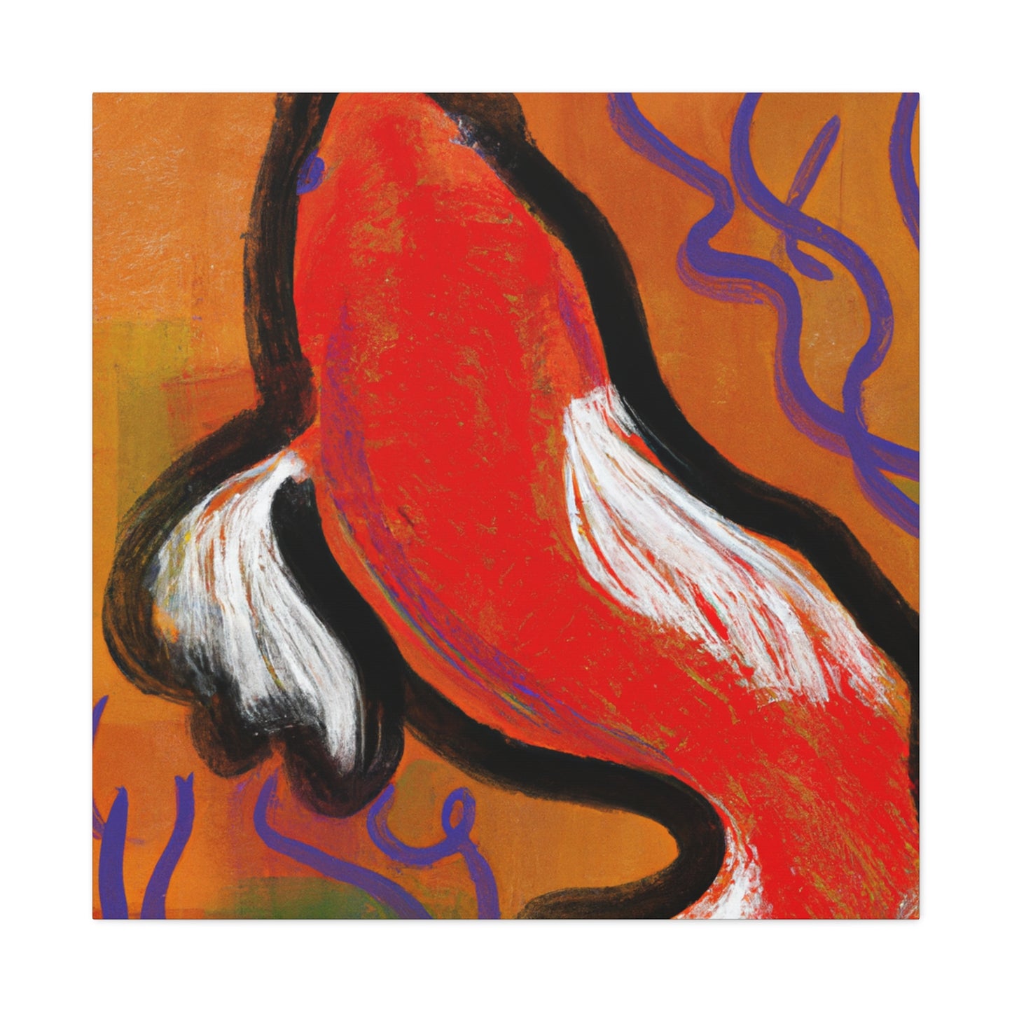 Goldfish in Abstraction - Canvas