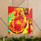 Steak Sizzles Pop Art - Canvas