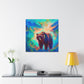 Grizzly Bear in Nature - Canvas