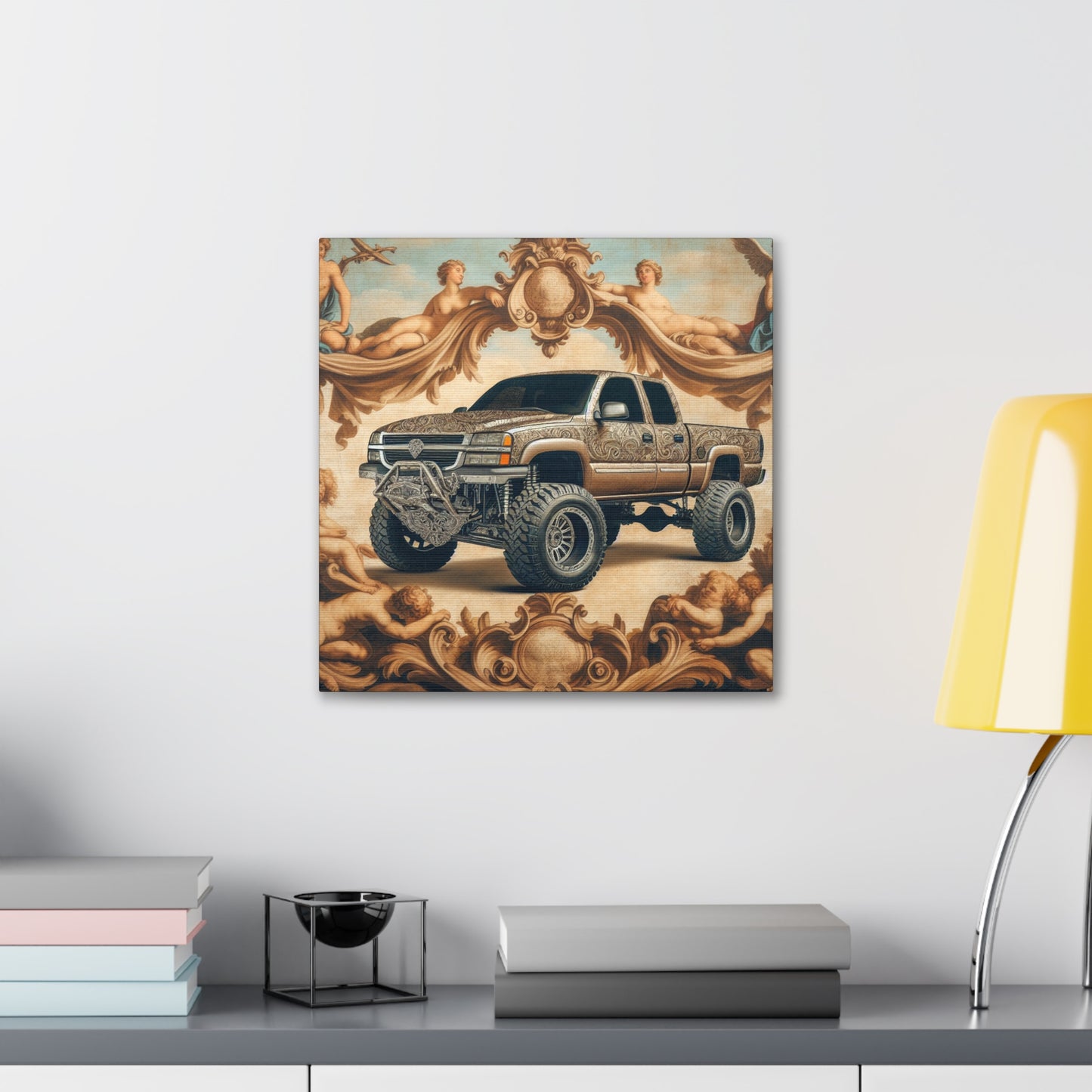 "Ornate Automobilia Elegance" - Canvas