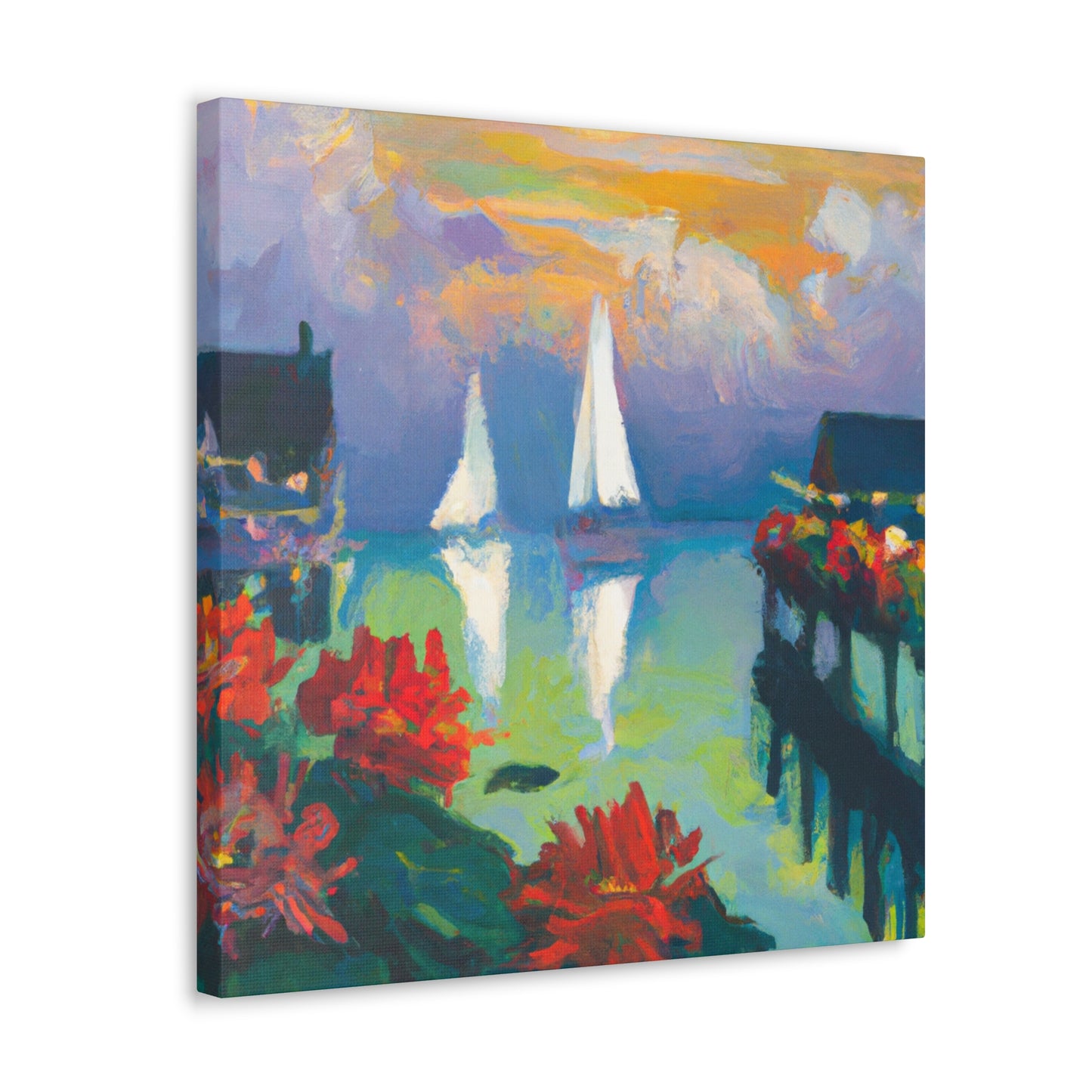 Serenading Sunlight Flowers - Canvas