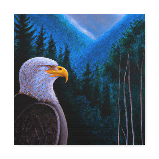 "Bald Eagle Majesty Rendered" - Canvas