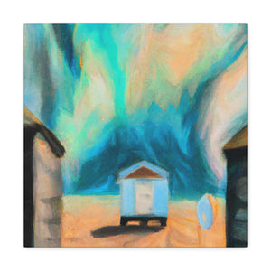 "Beach Hut Fantasy Dream" - Canvas