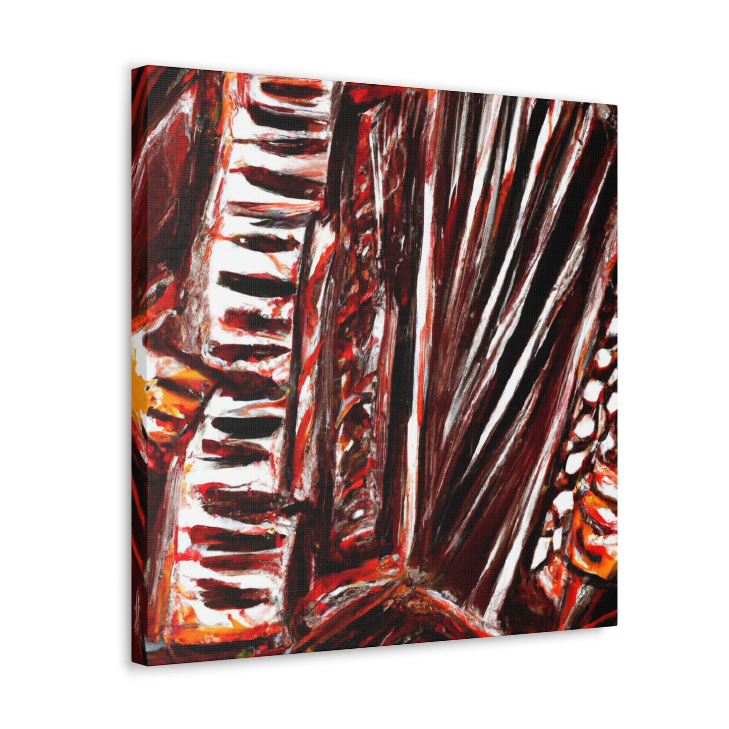 Accordion's Joyful Song - Canvas