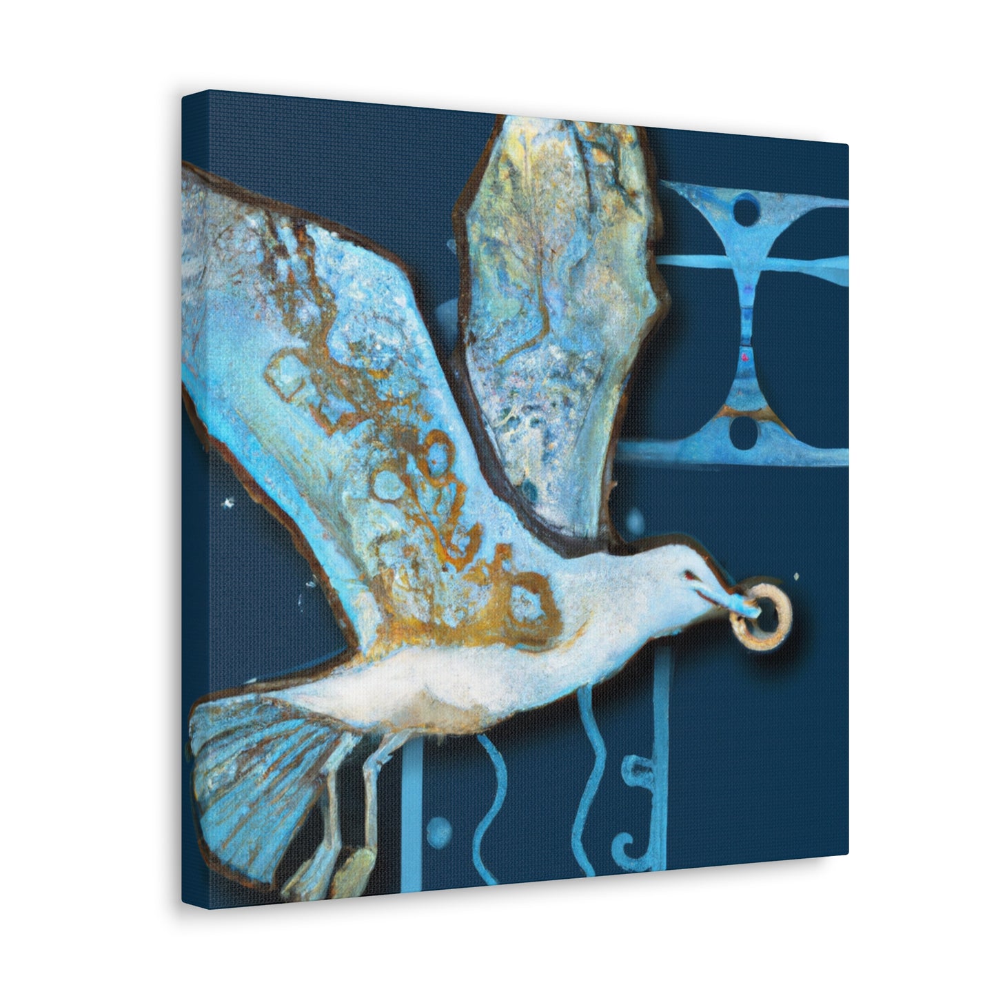 "Sea Birds in Flight" - Canvas