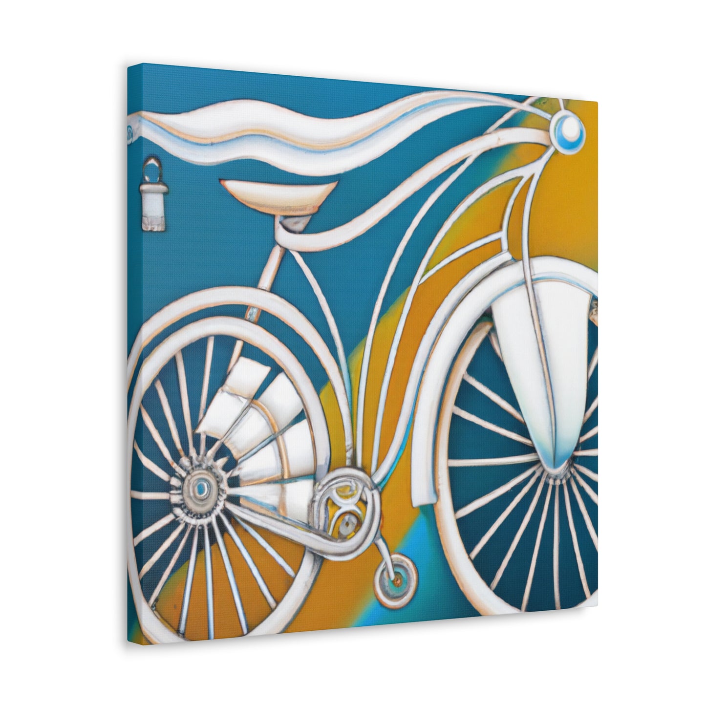 "Wheels of Blue Sky" - Canvas