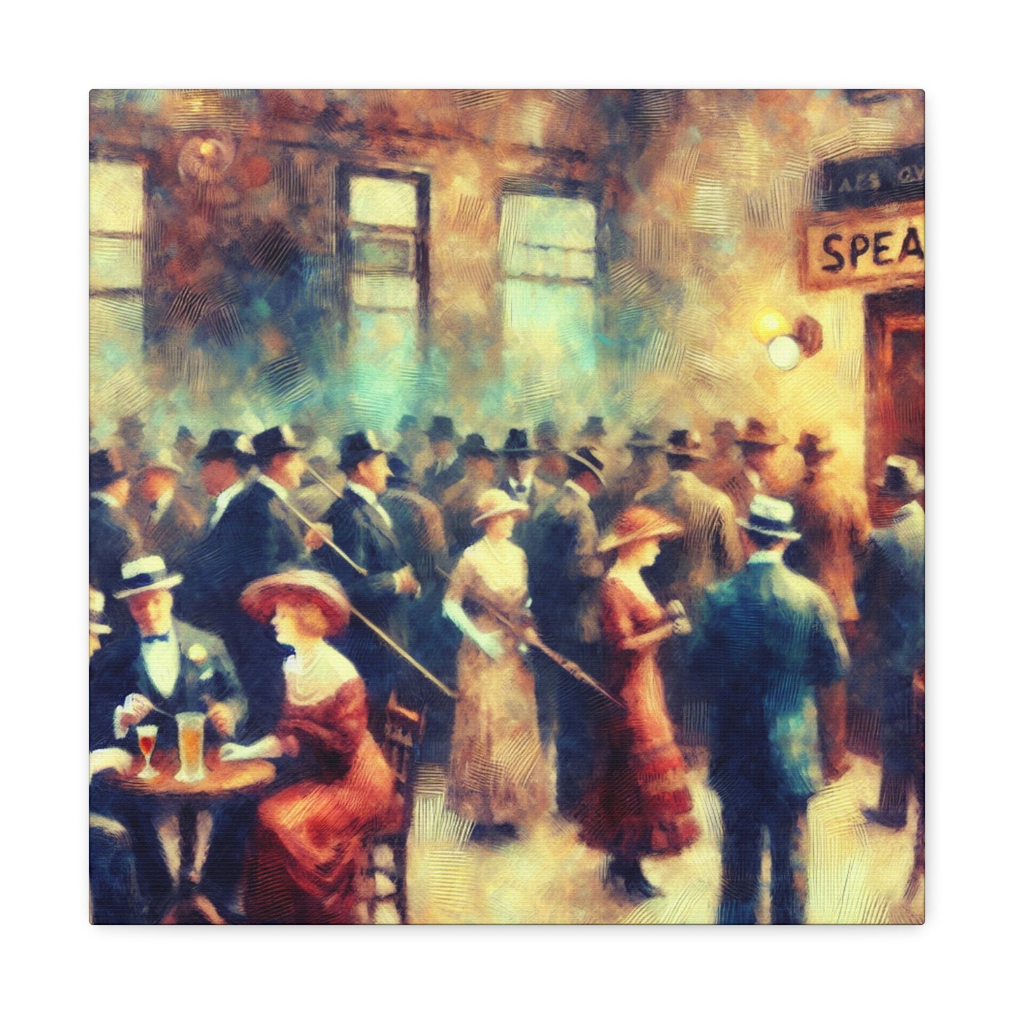 Whiskey-time Revelry Bliss - Canvas