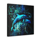 Dolphin's Glorious Dance - Canvas