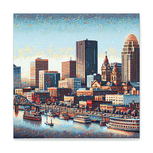 "Golden Hues of Louisville" - Canvas