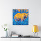 Grizzly Bearing Impressionism - Canvas