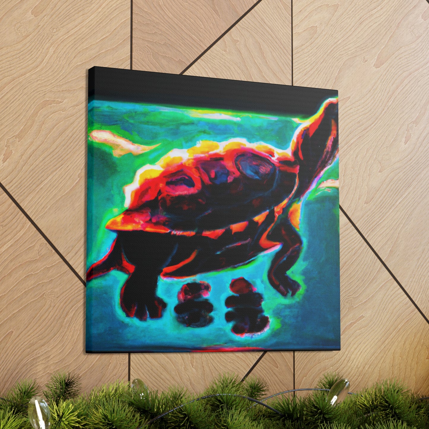 "Turtle of Art Deco" - Canvas