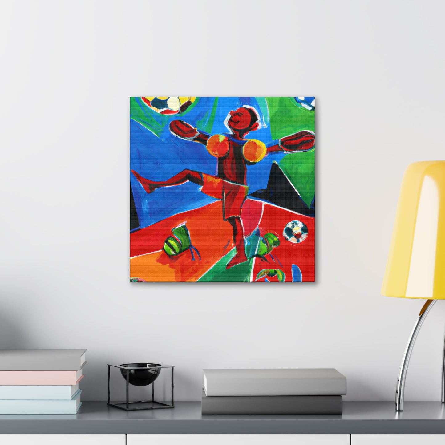 "Football on the Moon" - Canvas