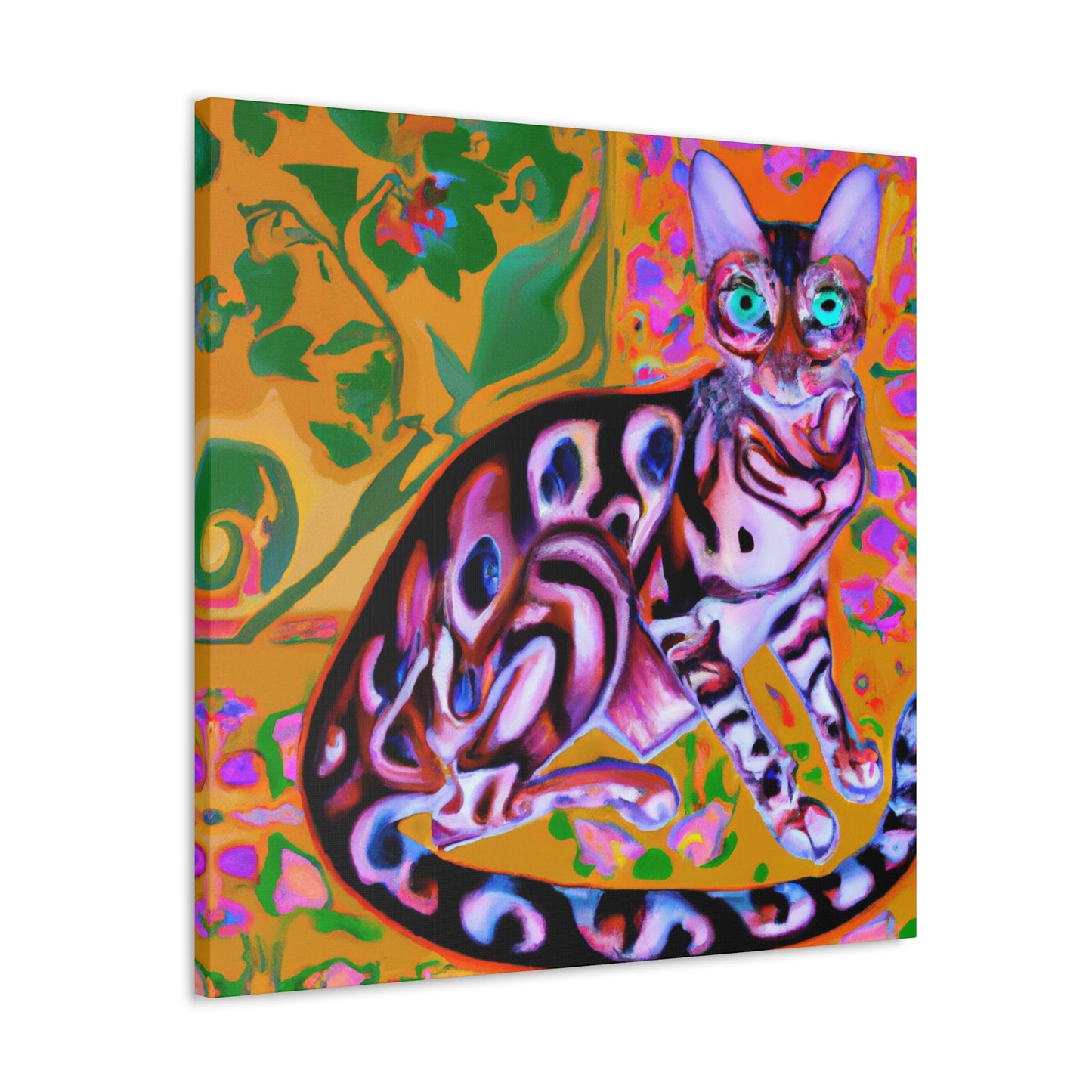 "Bengal of the Nouveau" - Canvas