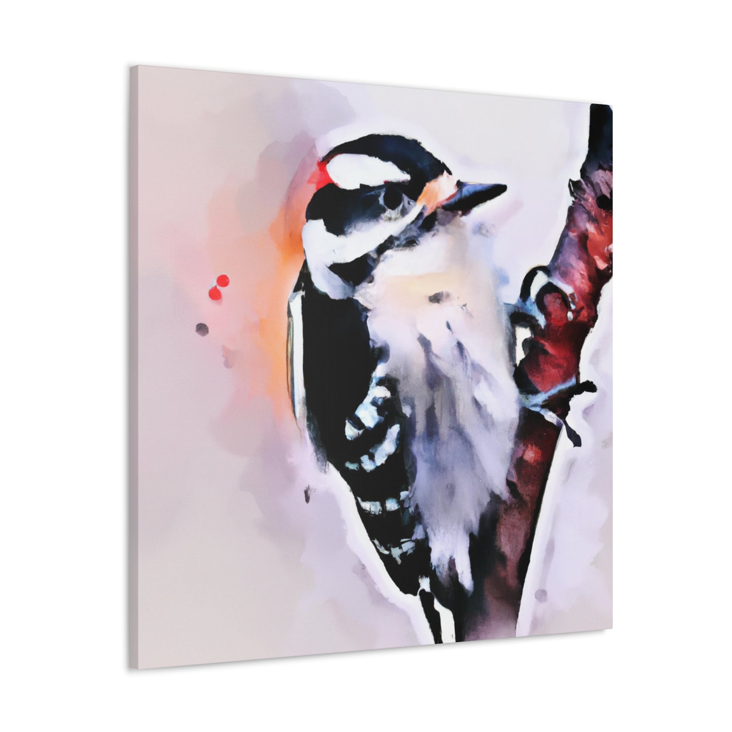 Downy Woodpecker Dream - Canvas