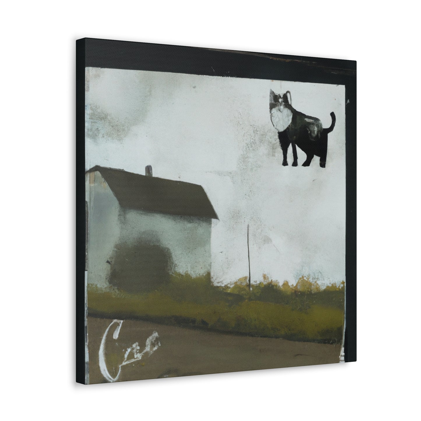 "Barn Cat Prowl'ing" - Canvas