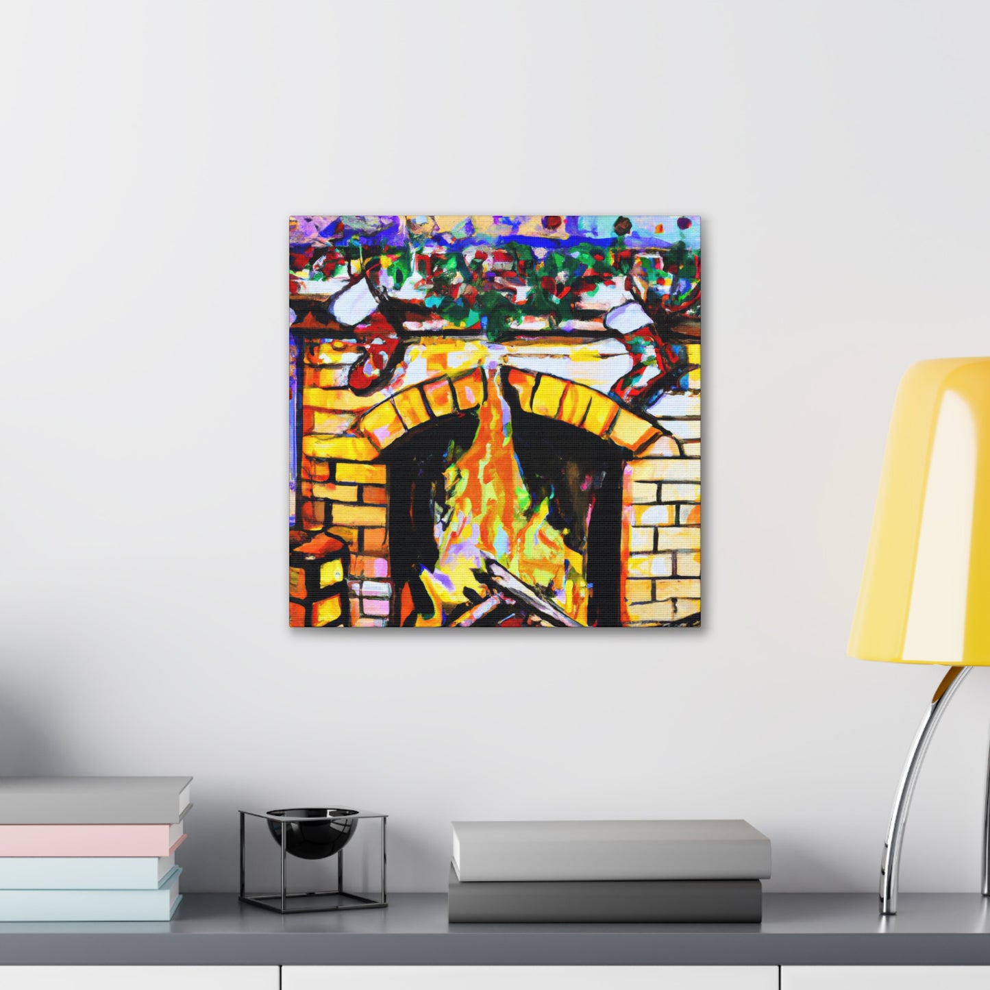 Flame of History Fires - Canvas