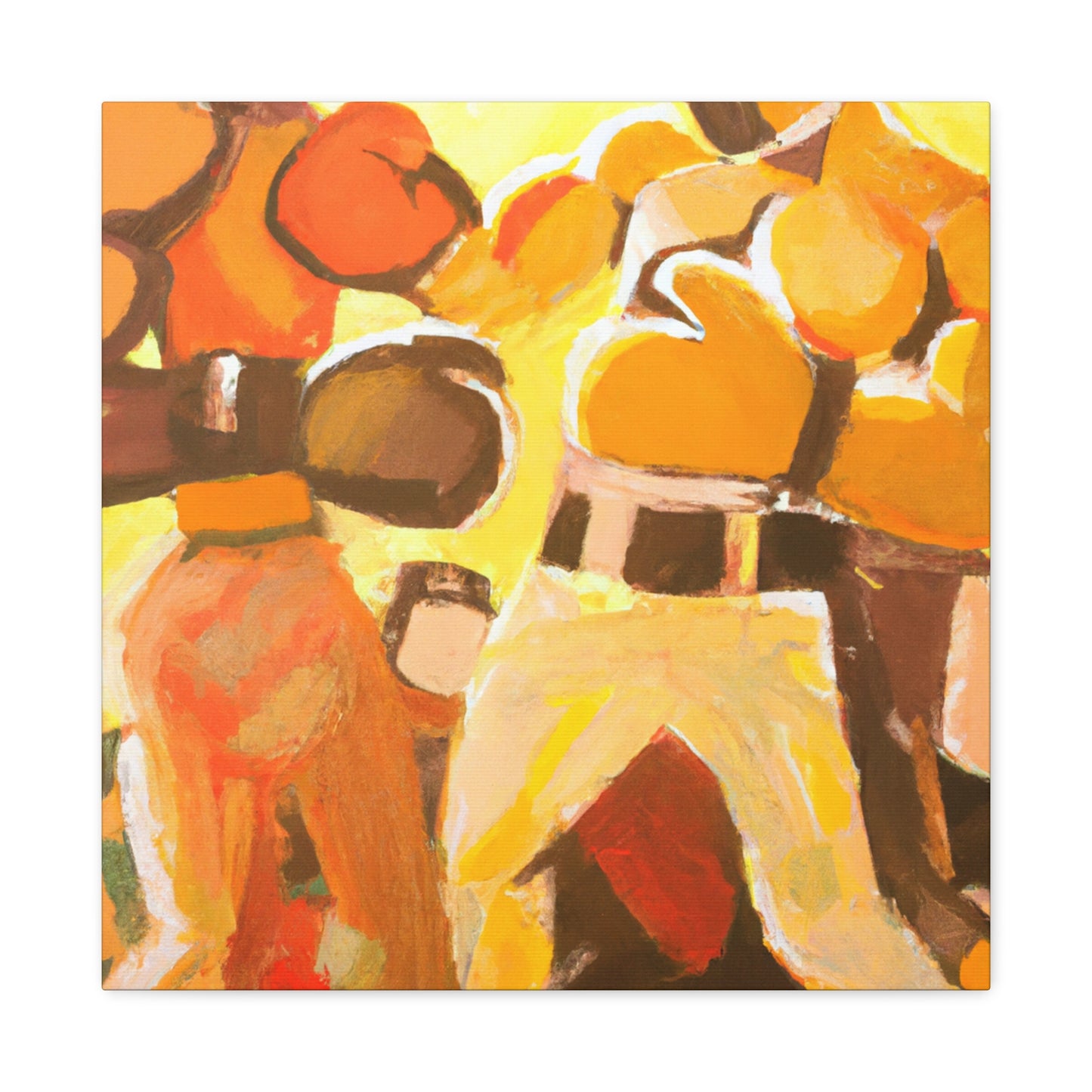 Boxers in the Ring - Canvas