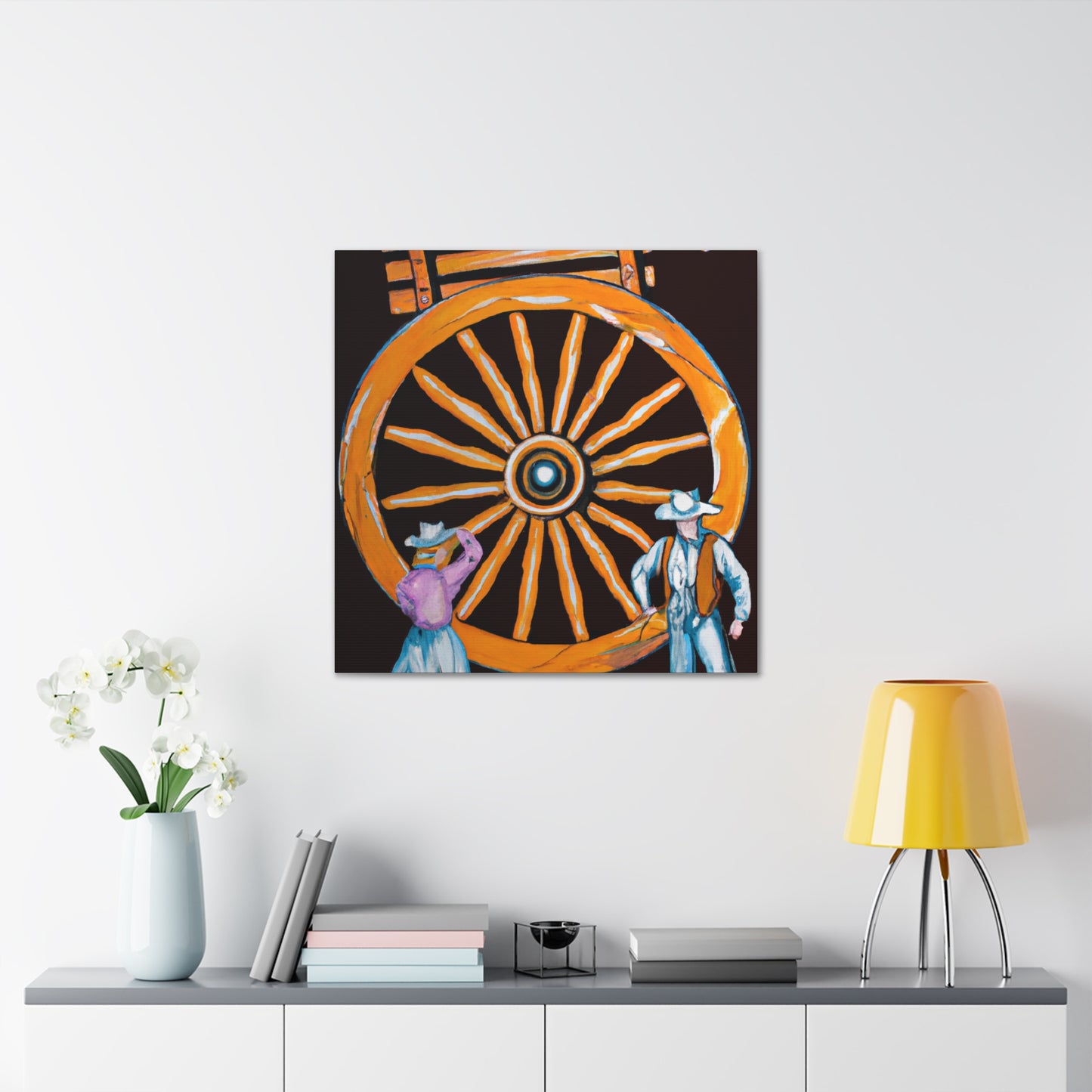 "Wheel of Royal Luxury" - Canvas