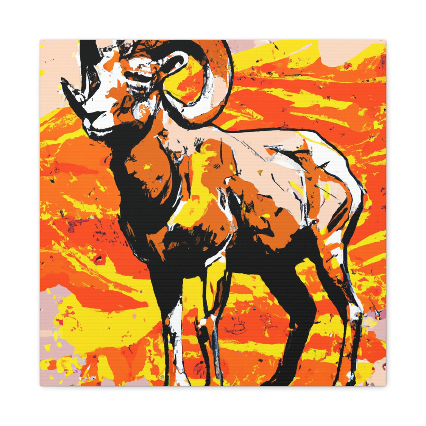 "Bighorn Majesty Majestic" - Canvas