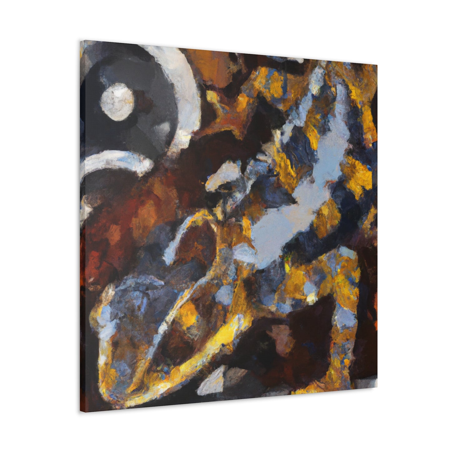 Frilled Lizard Impressionism - Canvas