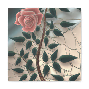 Rose in Reflection Inspires - Canvas