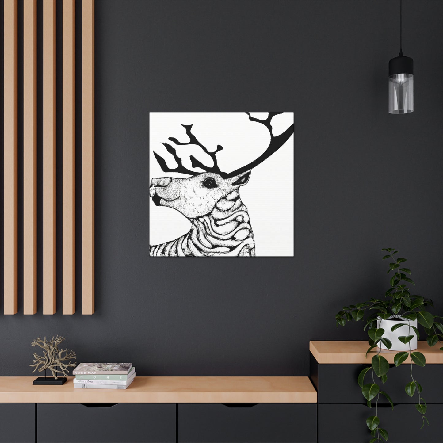 Reindeer in Dreamscape - Canvas