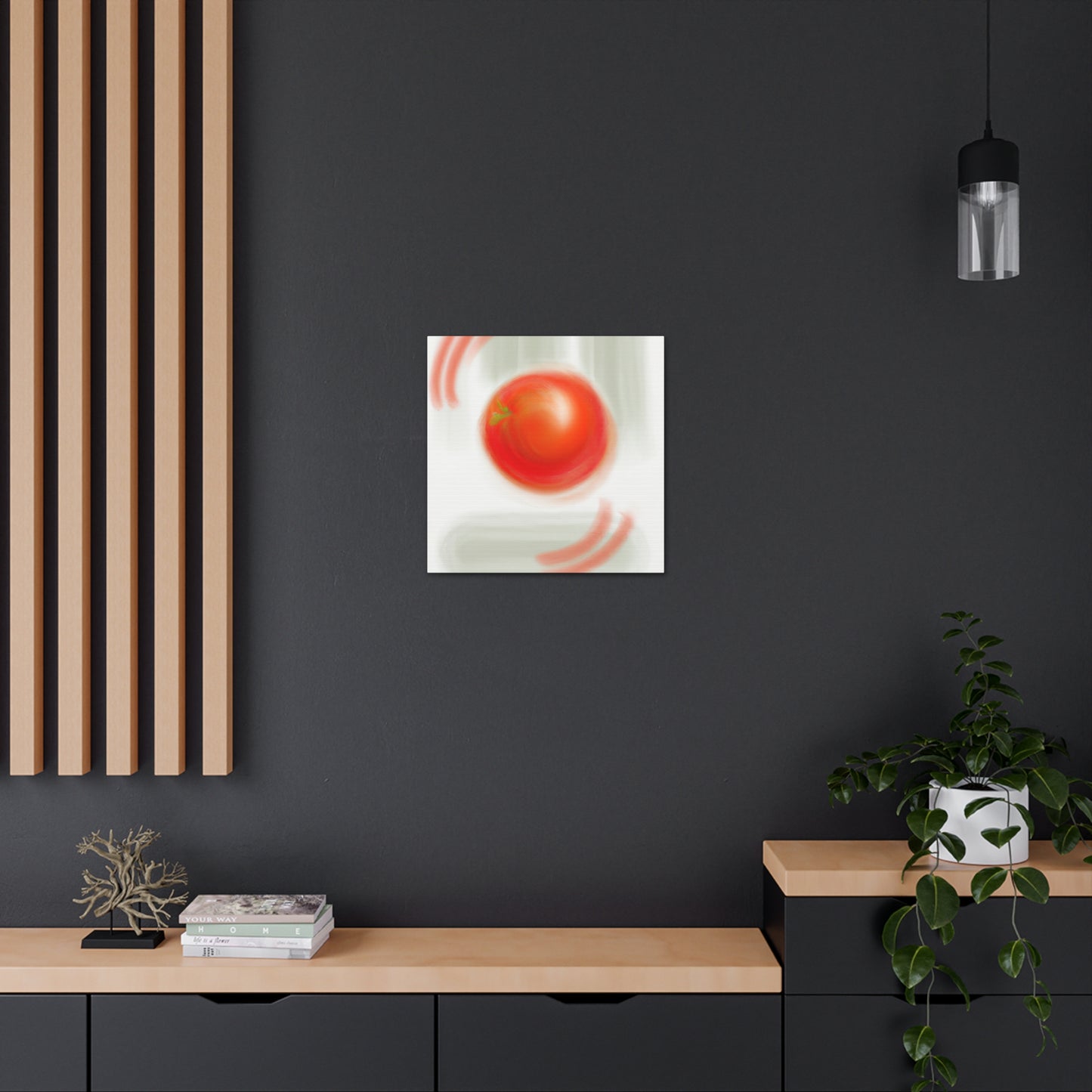 Tomato: Minimalist Masterpiece - Canvas