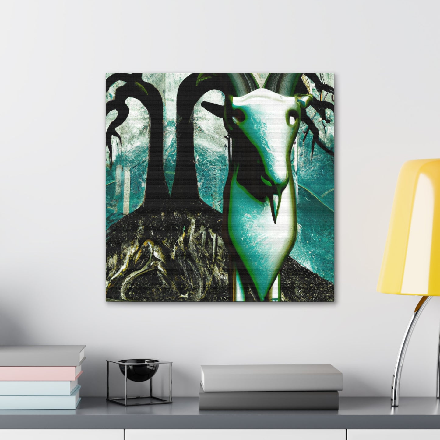 Mountain Goat Dreamscape - Canvas