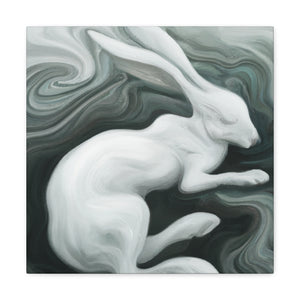 Frosty Arctic Hare Dream - Canvas