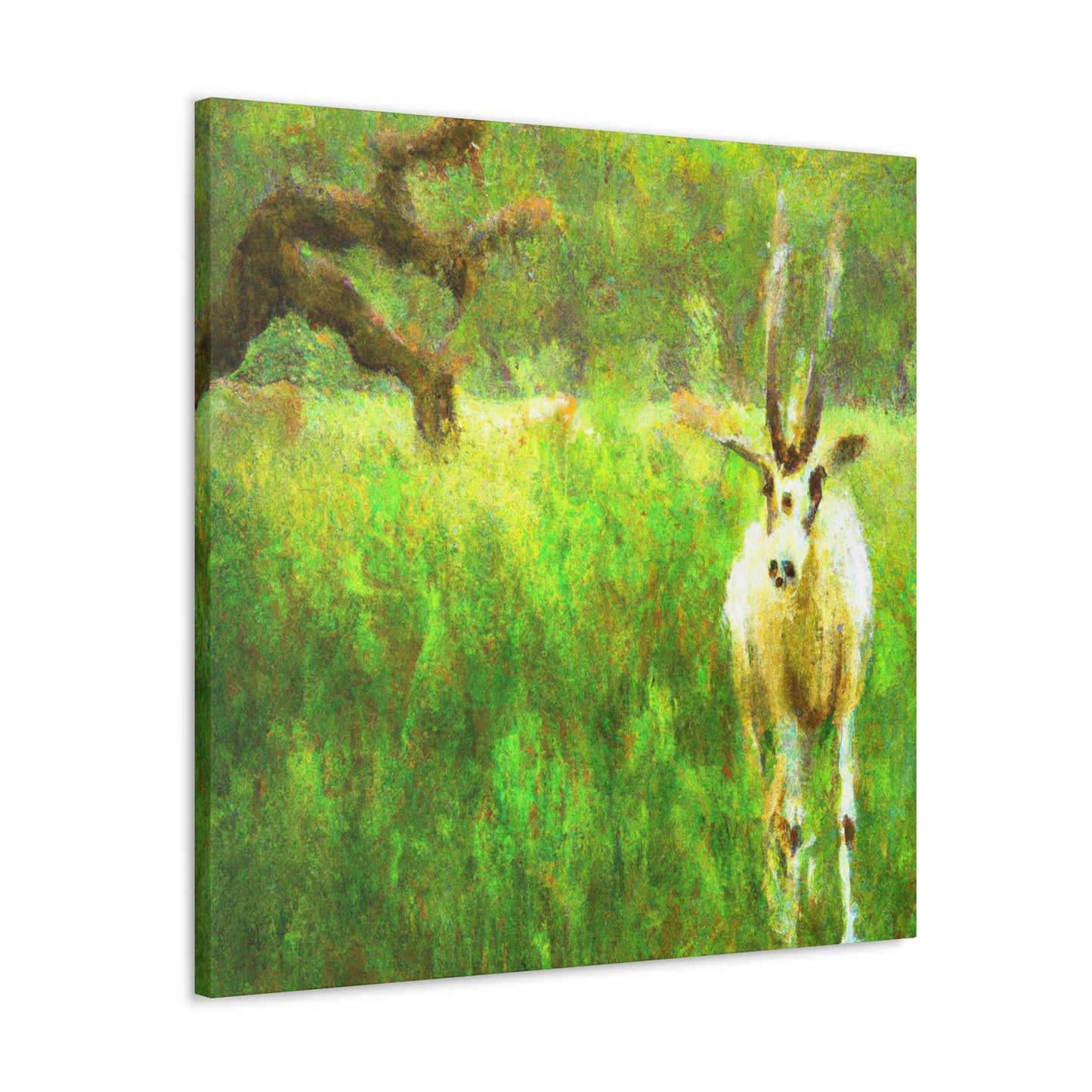 Gazelle in Impressionism - Canvas