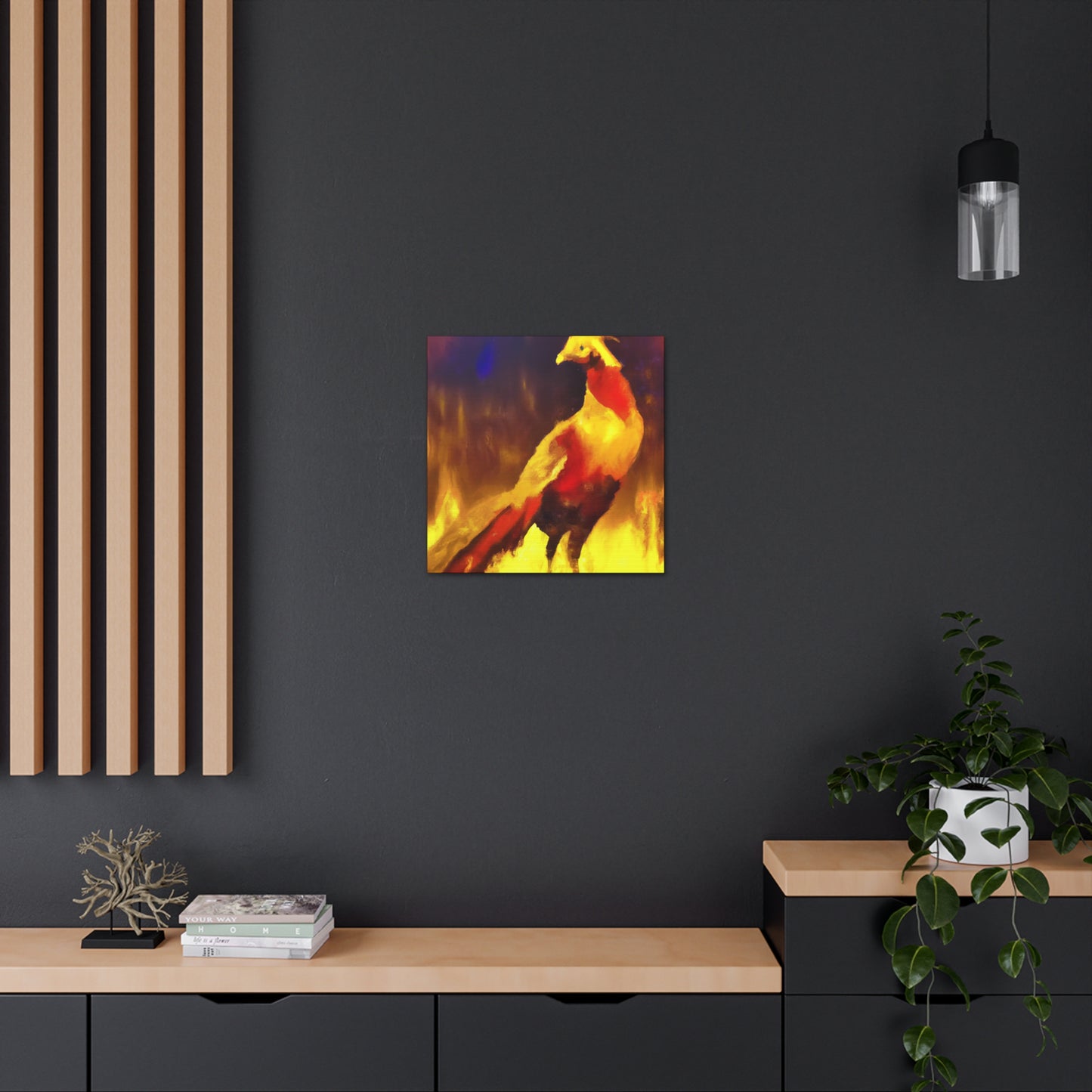 "Golden Pheasant Dance" - Canvas