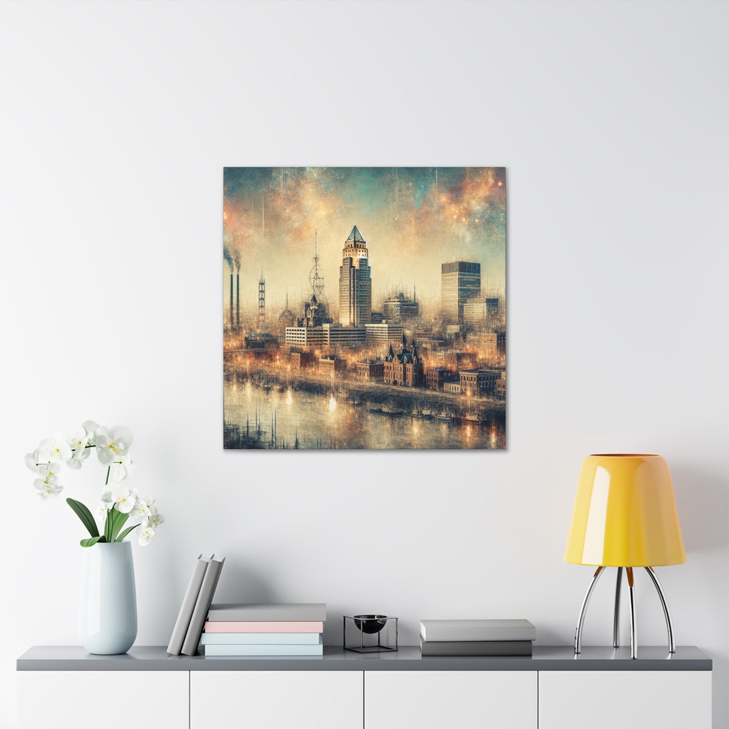 Steaming Omaha Ascent - Canvas