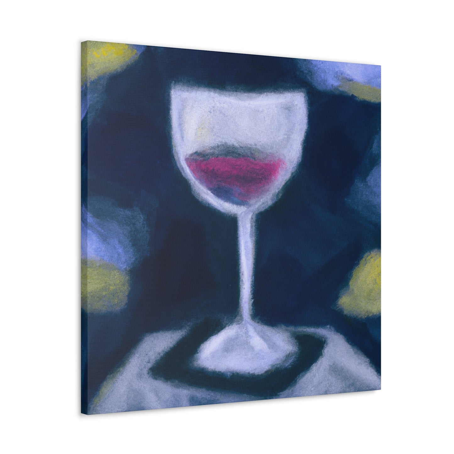 "Wine Glass Reflection" - Canvas