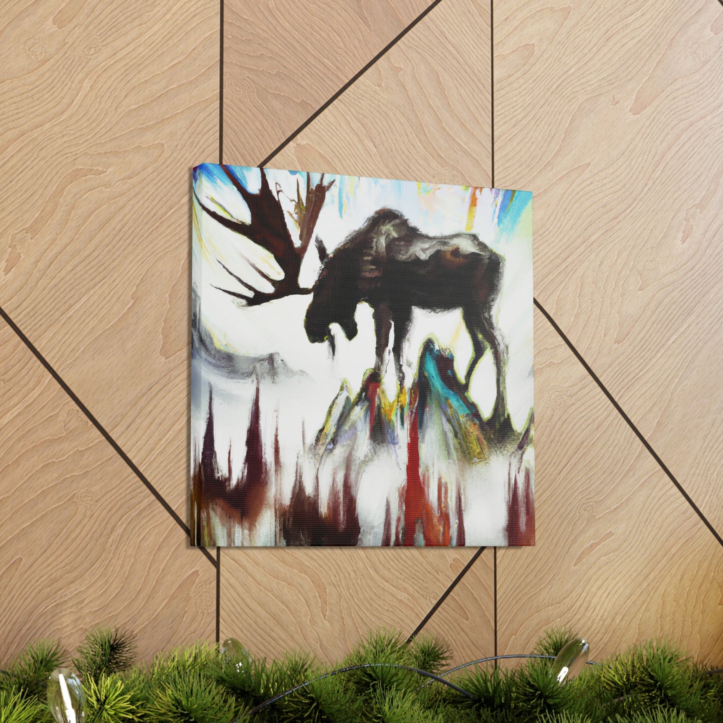 Moose on a Canvas - Canvas