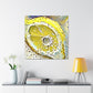 Lemon Zen Abstraction - Canvas