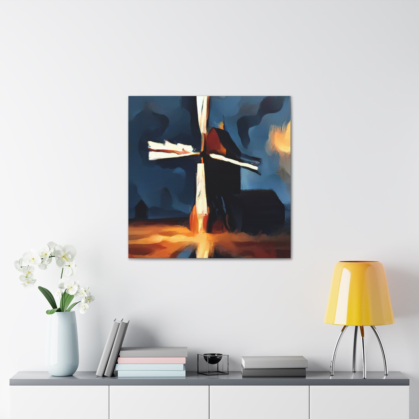 Windmill in Turbulence - Canvas