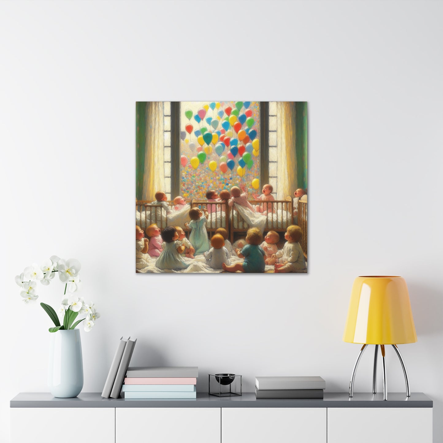 Whimsical Balloon Soiree - Canvas