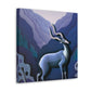 "Chamois in the Forest" - Canvas