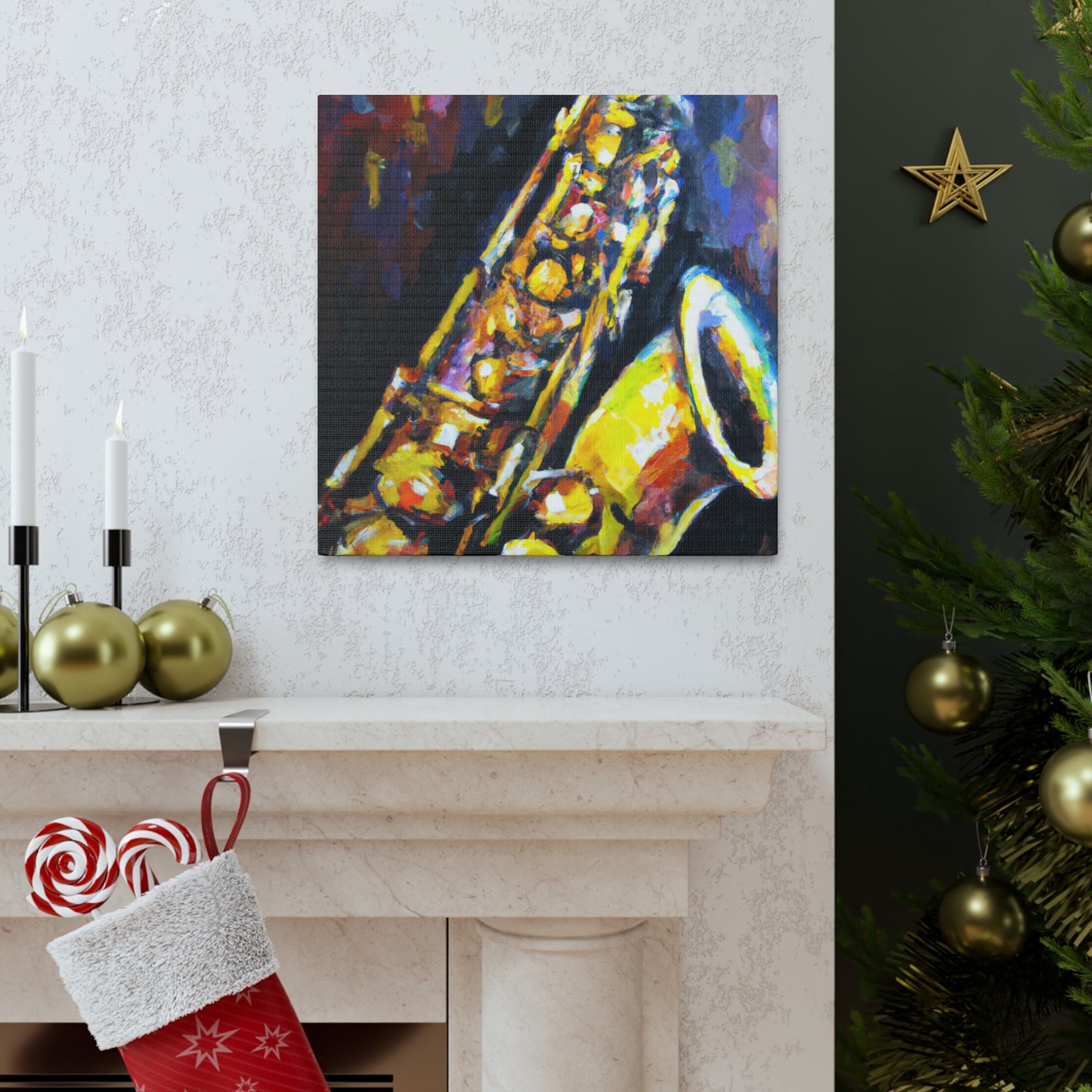 Saxophone Melody Impression - Canvas