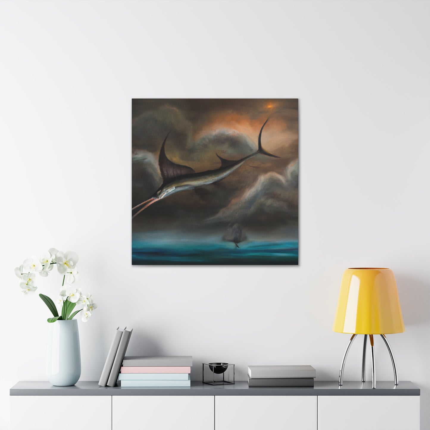 "Sailfish Surreal Dreaming" - Canvas