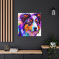 Australian Shepherd Reflection - Canvas