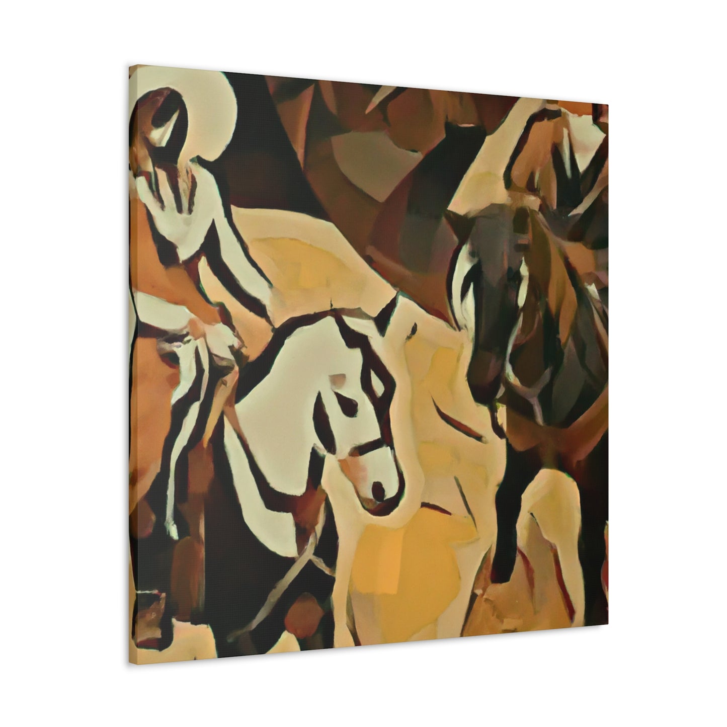 "Cattle Drive in Motion" - Canvas