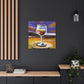 "Wine Glass by Moonlight" - Canvas