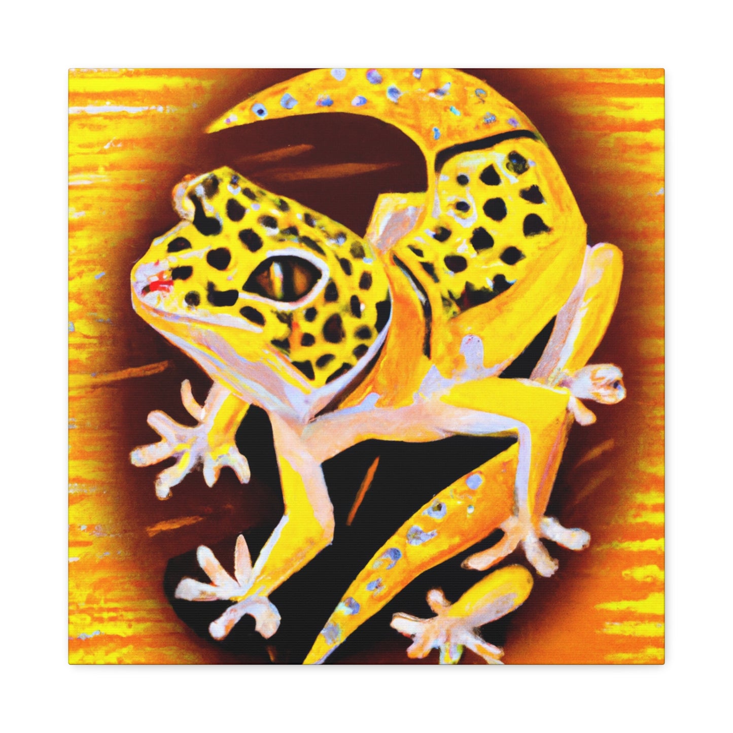 Leopard Gecko Deco. - Canvas